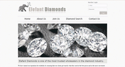 Desktop Screenshot of elefantdiamonds.com